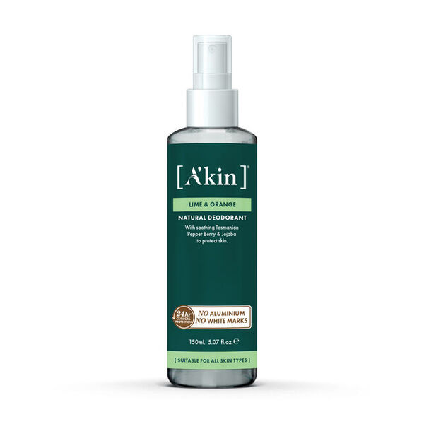 A'kin-Lime & Orange Spray Deodorant 150ML