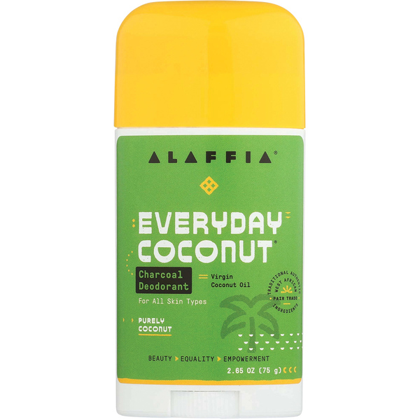 Alaffia-Deodorant Coconut Charcoal &Purely Coconut 75G