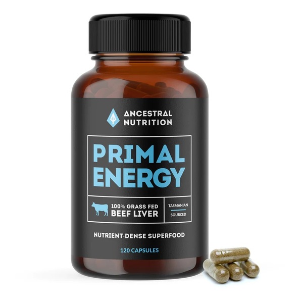 Ancestral Nutrition-Primal Energy Beef Liver 120C