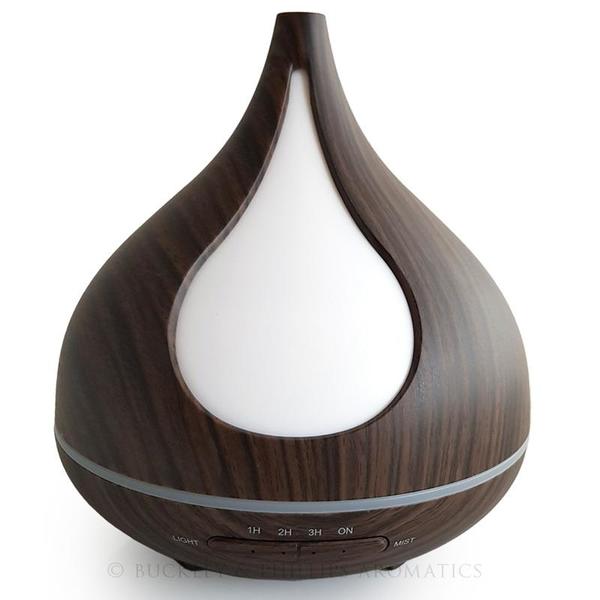 Aromamist-Ultrasonic Mist Diffuser Woodgrain Dark