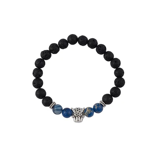 Aroma Co Aromatherapy Jewellery-Imperial Jasper Beads Lava Bracelets