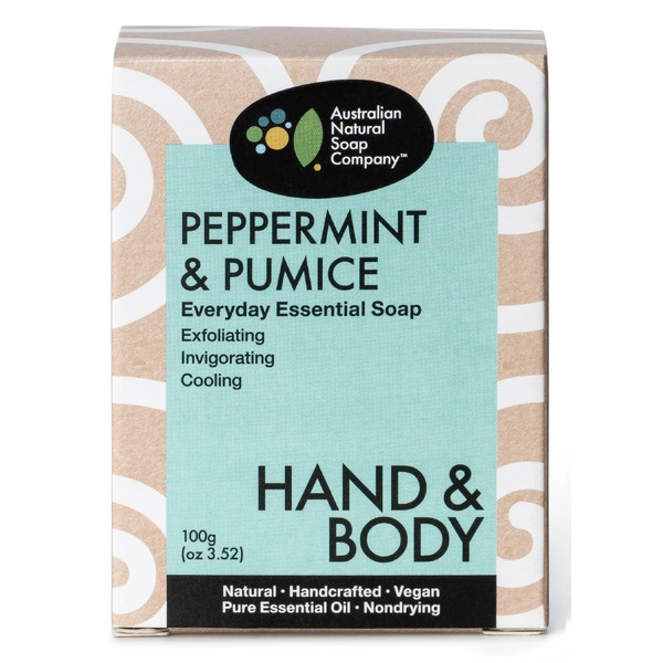 The Australian Natural Soap Company-Peppermint and Pumice 100G