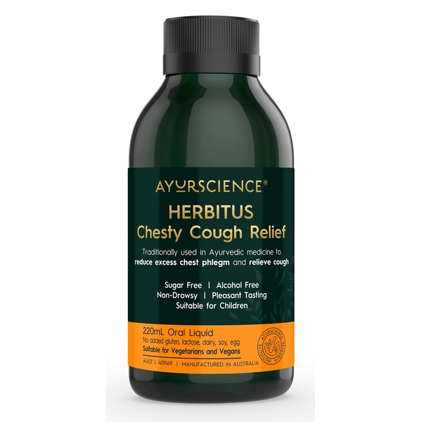 AyurScience-Herbitus Chesty Cough Relief 220ML