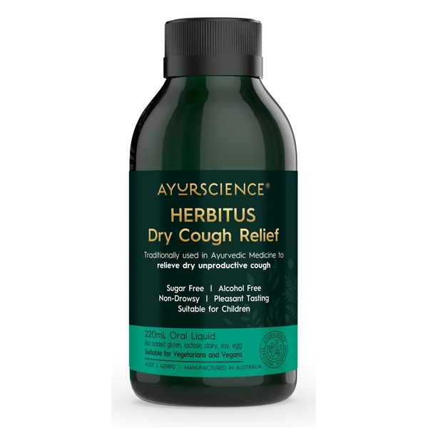 AyurScience-Herbitus Dry Cough Relief 220ML