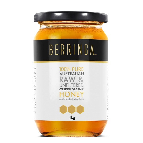 Berringa-Raw Eucalyptus Organic Honey 1KG
