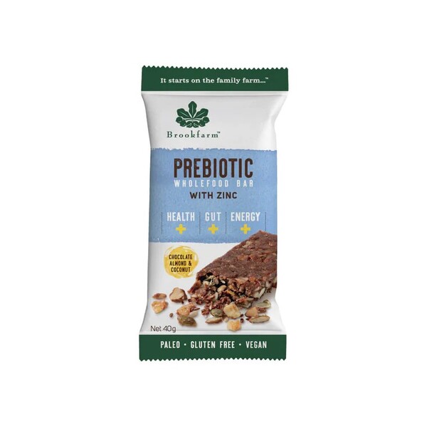 Brookfarm-Prebiotic Wholefood Bar Chocolate Almond & Coconut 40G