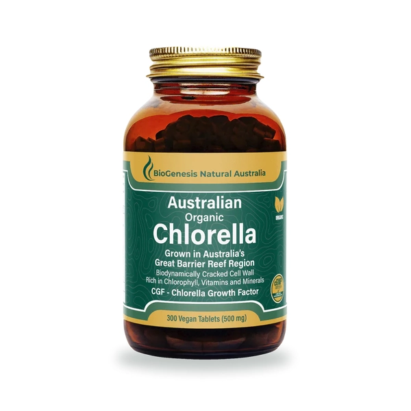 BioGenesis Natural Australia-Organic Chlorella 500mg 300T