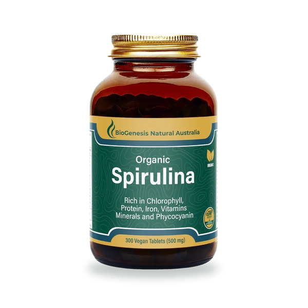 BioGenesis Natural Australia-Organic Spirulina 500mg 300t