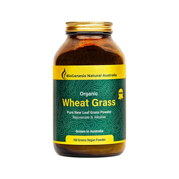 BioGenesis Natural Australia-Organic Wheat Grass Powder 150G