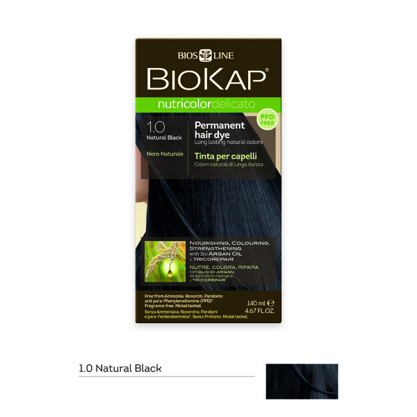 BioKap Nutricolor-Delicato 1.0 Natural Black