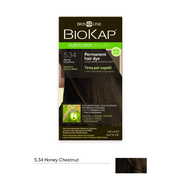 BioKap Nutricolor-Delicato 5.34 Honey Chestnut