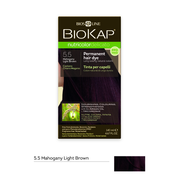 BioKap Nutricolor-Delicato 5.5 Mahogany Light Brown