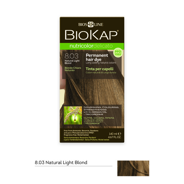 BioKap Nutricolor-Delicato 8.03 Natural Light Blond