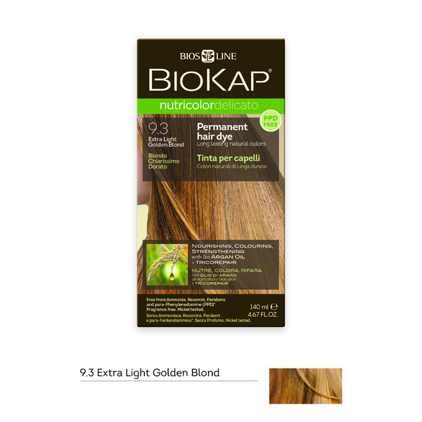 BioKap Nutricolor-Delicato 9.3 Extra Light Golden Blond