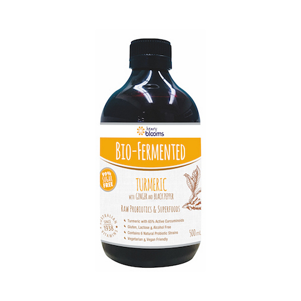 Blooms-Bio Fermented Turmeric with Ginger and Black Pepper 500ML