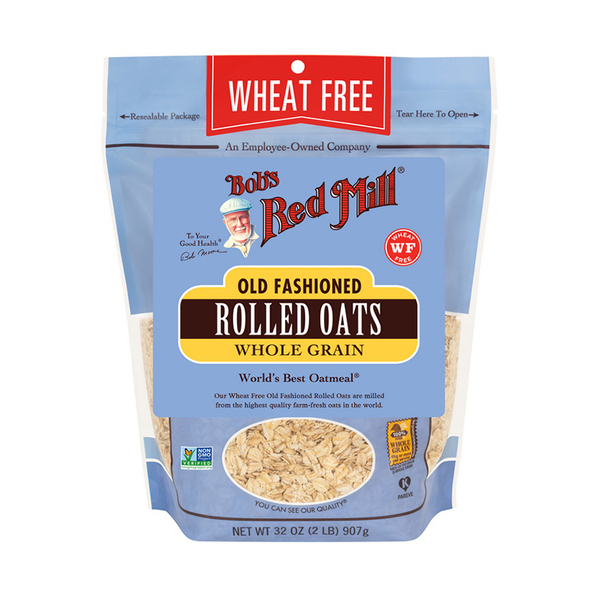 Bob`s Red Mill-Rolled Oats Pure Wheat Free 907g