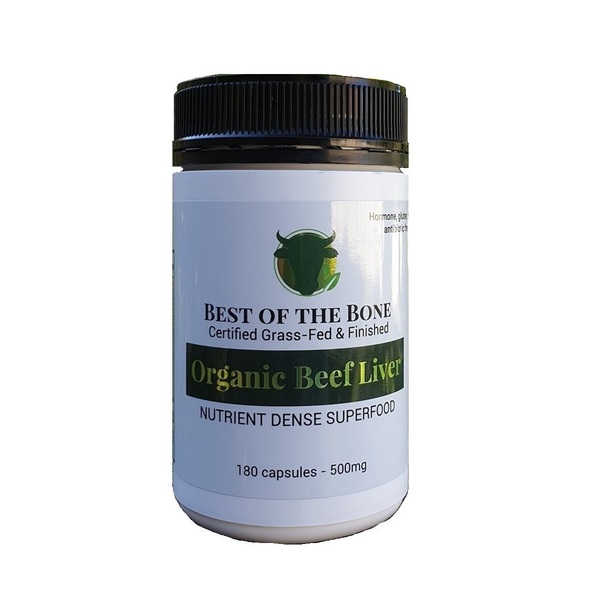 Best Of The Bone-Organic Beef Liver 500mg 180C