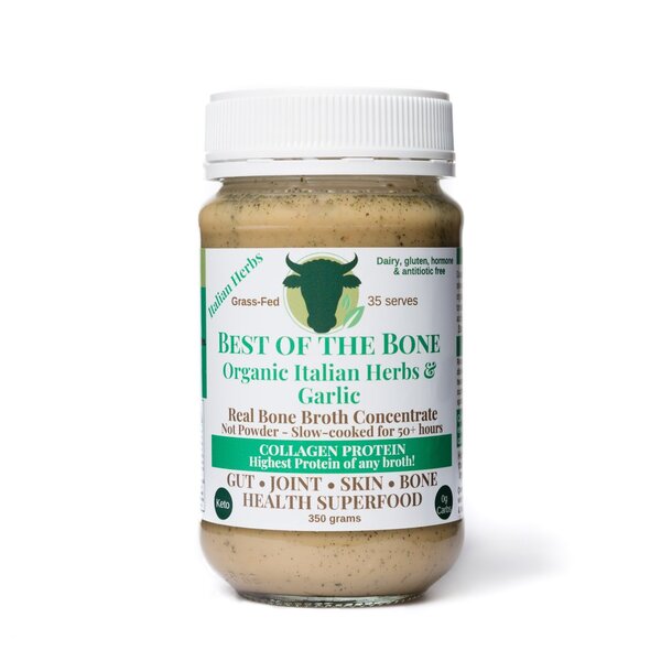 Best Of The Bone-Bone Broth Organic Italian Herbs & Garlic 350G