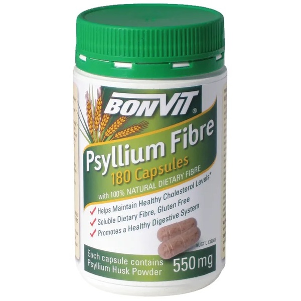 Bonvit-Psyllium Fibre 550mg 180C