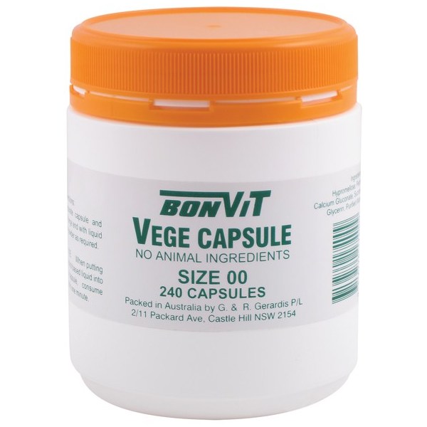 Bonvit-Empty Vege Capsule Size 00 240C