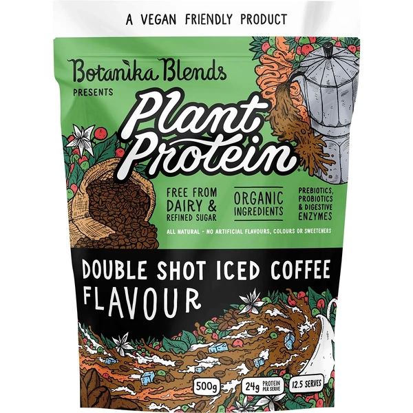 Botanika Blends-Plant Protein Double Shot Iced Coffee 500G