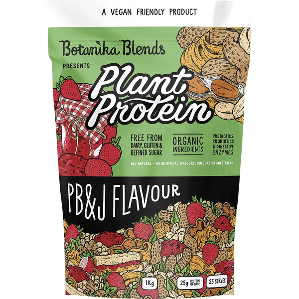 Botanika Blends-Plant Protein PB&J (Peanut Butter Jam) 1KG