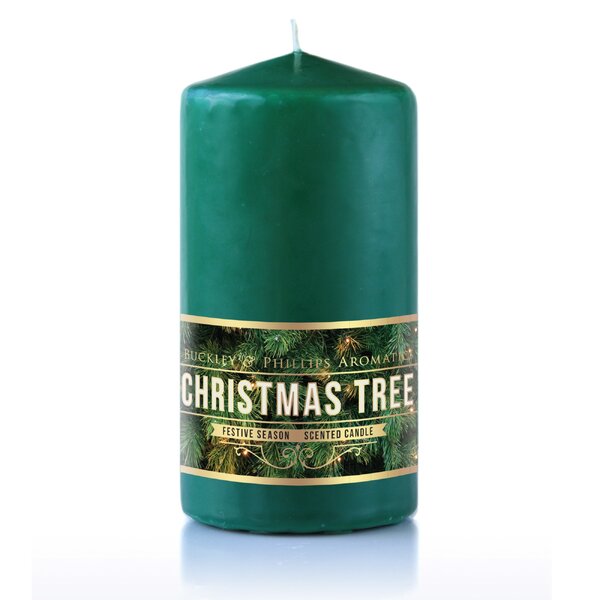 Buckley & Phillips-Christmas Tree Pillar Candle
