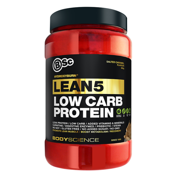 BodyScience-HydroxyBurn Lean5 Low Carb Protein Salted Caramel 900G