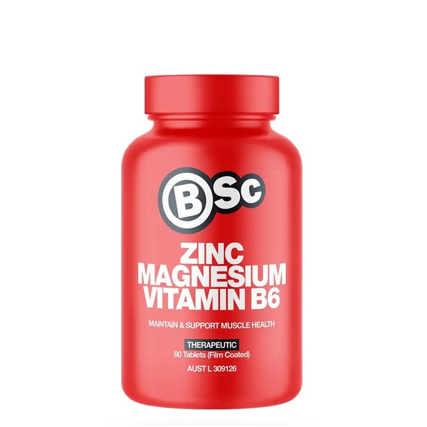 BodyScience-Zinc Magnesium Vitamin B6 60T