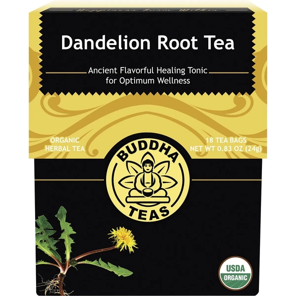 Buddha Teas-Organic Dandelion Root Tea 18 Bags