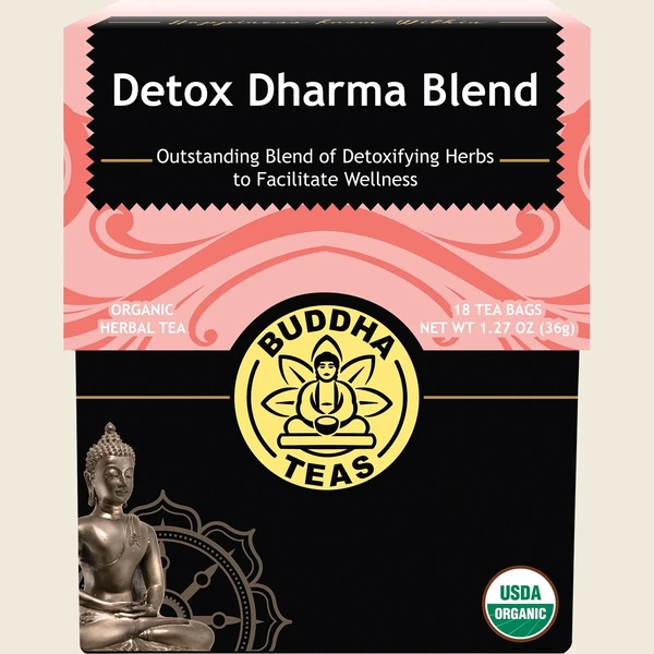 Buddha Teas-Organic Detox Dharma Blend Tea 18 Bags