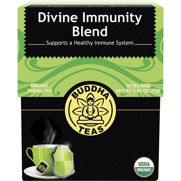 Buddha Teas-Organic Divine Immunity Blend Tea 18 Bags