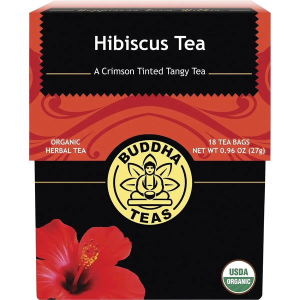 Buddha Teas-Organic Hibiscus Tea 18 Bags