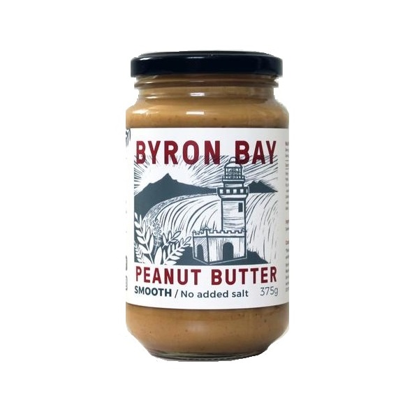 Byron Bay Peanut Butter-Peanut Butter Smooth No Salt 375G