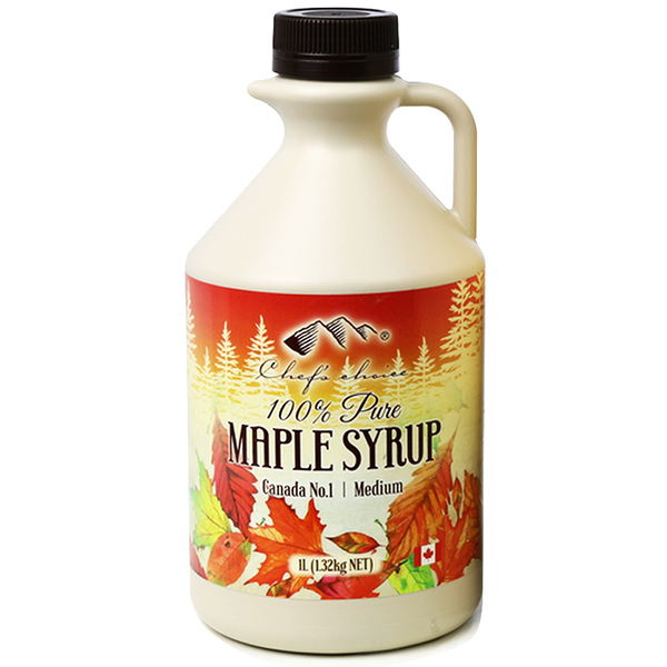 Chef's Choice-100% Pure Maple Syrup (Medium Grade) 1L
