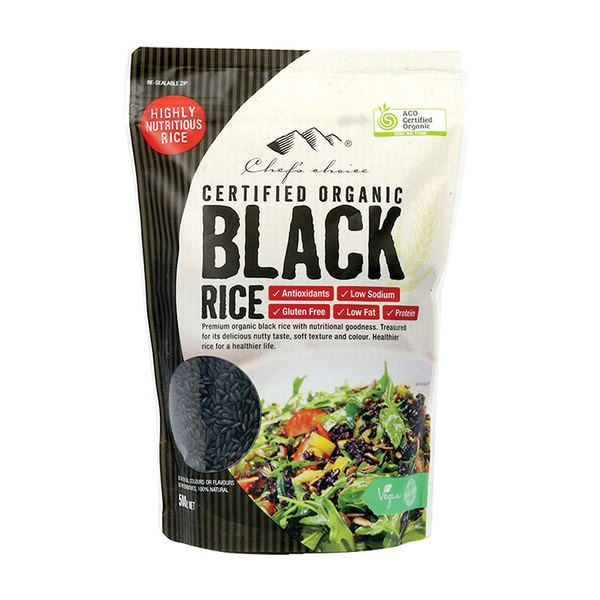 Chef's Choice-Organic Black Rice 500G