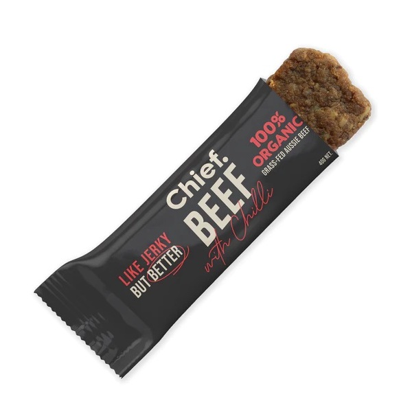 Chief Nutrition-Beef & Chilli Bar 40G