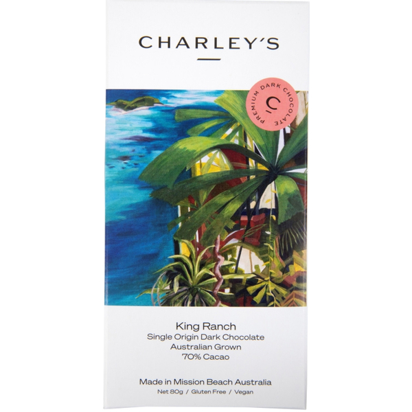 Charley's-King Ranch Premium Plain Dark Chocolate 80G
