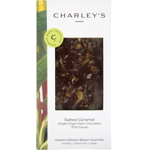 Charley's-Salted Caramel Dark Chocolate 80G