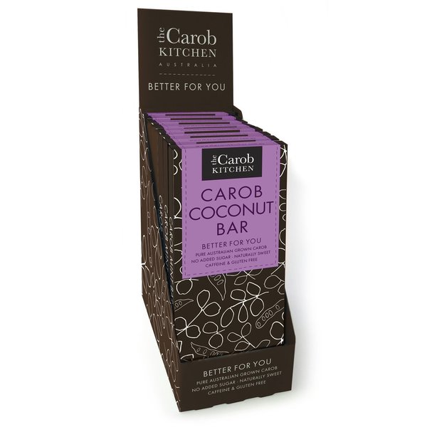 The Carob Kitchen-Carob Coconut Bar 80G