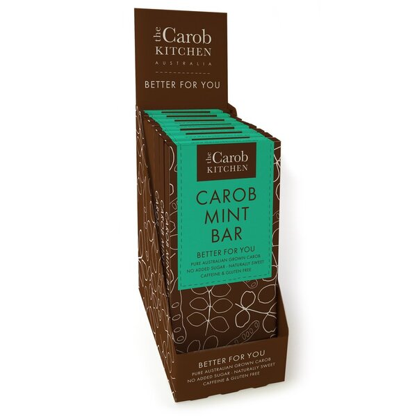 The Carob Kitchen-Carob Mint Bar 80G