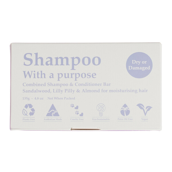 Clover Fields-Shampoo With A Purpose Shampoo/Conditioner Bar 135G