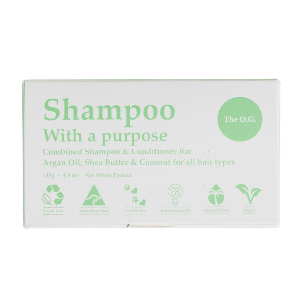 Clover Fields-Shampoo With A Purpose Shampoo/Conditioner Bar 135G