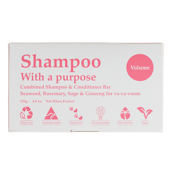 Clover Fields-Shampoo With A Purpose Shampoo/Conditioner Bar 135G