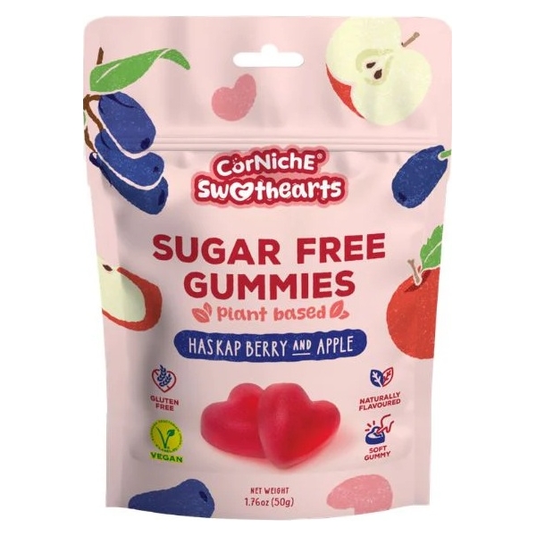 Corniche-Sugar FreeGummies Haskap Berry & Apple 50g