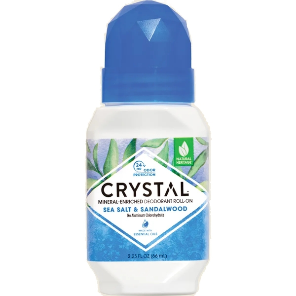Crystal-Essence Roll On Sea Salt & Sandalwood 66ML
