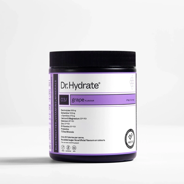 Dr Hydrate-All-In-One Hydration Drink Grape Jar 270G