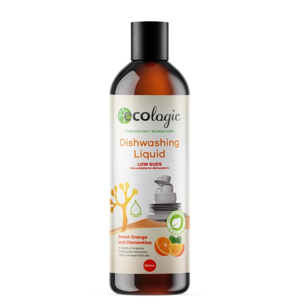ECOLogic-Sweet Orange & Clementine Dishwashing Liquid 500ML