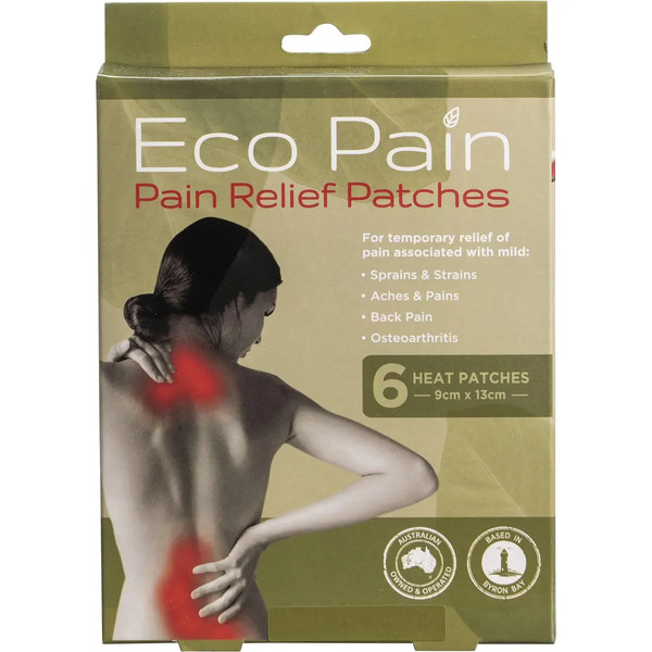 Eco Pain-Pain Relief Patches (Box of 6)