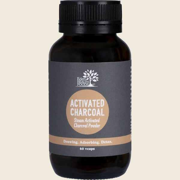 Eden Healthfoods-Activated Charcoal 60 Caps